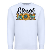 White blessed mom Premium Sweatshirt - RanaPortraitStore