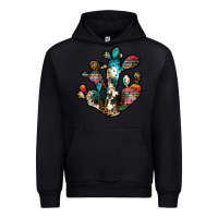 Foreset Green serape cactus Urban Hoodie - JahusDesignShop