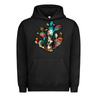 Pigment Black serape cactus Urban Hoodie - JahusDesignShop