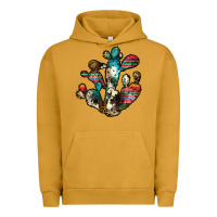 Pigment Peanut Butter serape cactus Urban Hoodie - JahusDesignShop