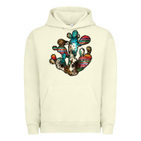 Pigment Pistachio serape cactus Urban Hoodie - JahusDesignShop