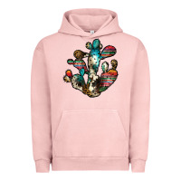 Pigment Salmon serape cactus Urban Hoodie - JahusDesignShop