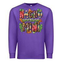 Purple nacho average mini Premium Sweatshirt - Zillion Design Studio
