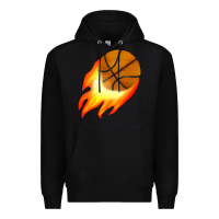 Black basketball Premium Hoodie - JahusDesignShop
