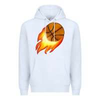 White basketball Premium Hoodie - JahusDesignShop
