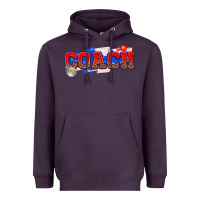 Plum coach Heavyweight Hoodie - texasbilliewilder