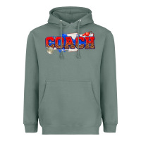 Sage coach Heavyweight Hoodie - texasbilliewilder