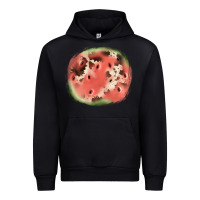 Black watermelon cowhide patch3 Urban Hoodie - JahusDesignShop