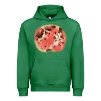 Emerald watermelon cowhide patch3 Urban Hoodie - JahusDesignShop