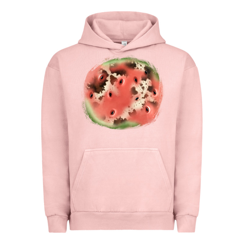 Watermelon Cowhide Patch3 Urban Hoodie by JahusDesignShop | Teevron