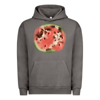 Pigment Tornado watermelon cowhide patch3 Urban Hoodie - JahusDesignShop