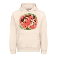 Sandshell watermelon cowhide patch3 Urban Hoodie - JahusDesignShop