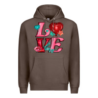 Coffee love with balloons Premium Hoodie - AdoDesignShop