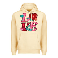 Pina Colada love with balloons Premium Hoodie - AdoDesignShop
