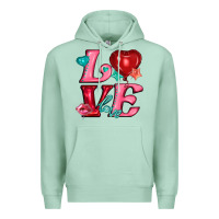 Seafoam love with balloons Premium Hoodie - AdoDesignShop