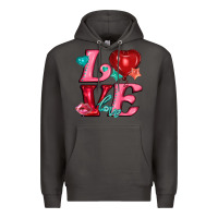 Smoke love with balloons Premium Hoodie - AdoDesignShop
