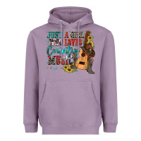 Just A Girl Who Loves Country Music Heavyweight Hoodie | Teevron