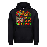Black dia de los muertos Urban Hoodie - AdoDesignShop