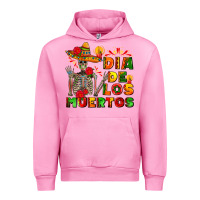 Fuchsia Pink dia de los muertos Urban Hoodie - AdoDesignShop