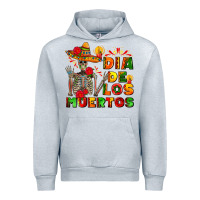 Heather Grey dia de los muertos Urban Hoodie - AdoDesignShop