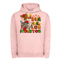 Pigment Salmon dia de los muertos Urban Hoodie - AdoDesignShop