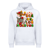 White dia de los muertos Urban Hoodie - AdoDesignShop