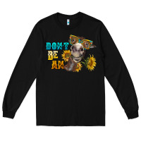 Black don't be an ass donkey Long Sleeve Tee - BarkalooDesign