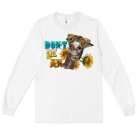 White don't be an ass donkey Long Sleeve Tee - BarkalooDesign