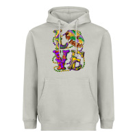 Moon Dust Mardi Gras Love With King Cake Heavyweight Hoodie - RanaPortraitStore