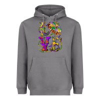 Storm Mardi Gras Love With King Cake Heavyweight Hoodie - RanaPortraitStore