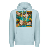 Blue Mist student delivery specialist seamless pattern Premium Hoodie - BundleAndBundleShop