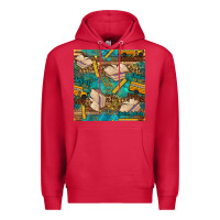 Cardinal student delivery specialist seamless pattern Premium Hoodie - BundleAndBundleShop