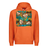 Carrot student delivery specialist seamless pattern Premium Hoodie - BundleAndBundleShop