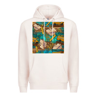 Pale Pink student delivery specialist seamless pattern Premium Hoodie - BundleAndBundleShop