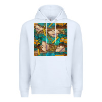 White student delivery specialist seamless pattern Premium Hoodie - BundleAndBundleShop