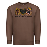 Chestnut peace love shepherd Premium Sweatshirt - RanaPortraitStore