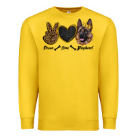 Lemon peace love shepherd Premium Sweatshirt - RanaPortraitStore
