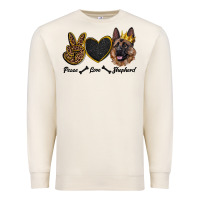Sandshell peace love shepherd Premium Sweatshirt - RanaPortraitStore