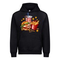 Hamburger Potatoes And Coke Urban Hoodie | Teevron