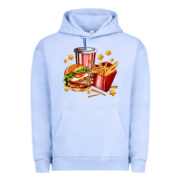 Pigment Grape Ice hamburger potatoes and coke Urban Hoodie - AdoDesignShop