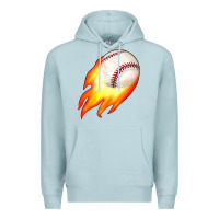 Blue Mist baseball Premium Hoodie - JahusDesignShop