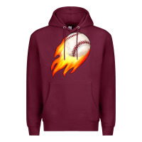 Burgundy baseball Premium Hoodie - JahusDesignShop