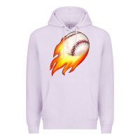 Lilac baseball Premium Hoodie - JahusDesignShop