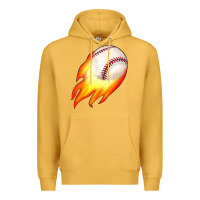 Mustard baseball Premium Hoodie - JahusDesignShop