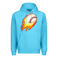 Ocean Blue baseball Premium Hoodie - JahusDesignShop