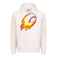Pale Pink baseball Premium Hoodie - JahusDesignShop