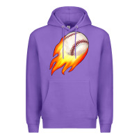 Purple baseball Premium Hoodie - JahusDesignShop