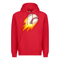 Red baseball Premium Hoodie - JahusDesignShop