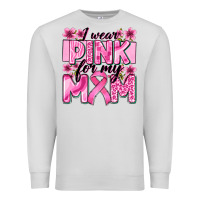 Dove Grey i wear pink for my mom Premium Sweatshirt - Zillion Design Studio