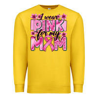 Lemon i wear pink for my mom Premium Sweatshirt - Zillion Design Studio